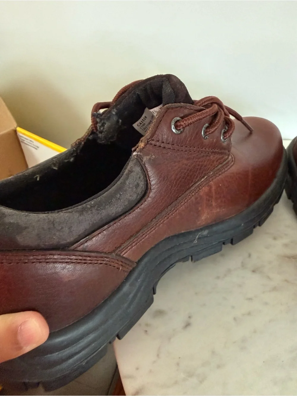 Carolina Braze Men's Work Shoe Size 11.5 W Used Condition see photos